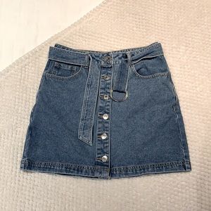 Denim skirt, size small